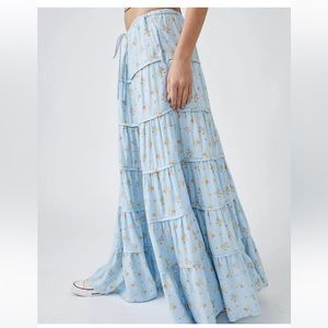 Free People Nova Tiered Maxi Skirt